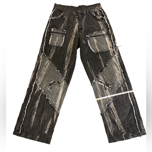 High-waisted Wide leg jeans - Picture 2 of 3